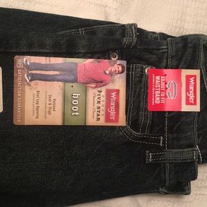 Boys Wrangler boot cut 8 slim  NIP w tags